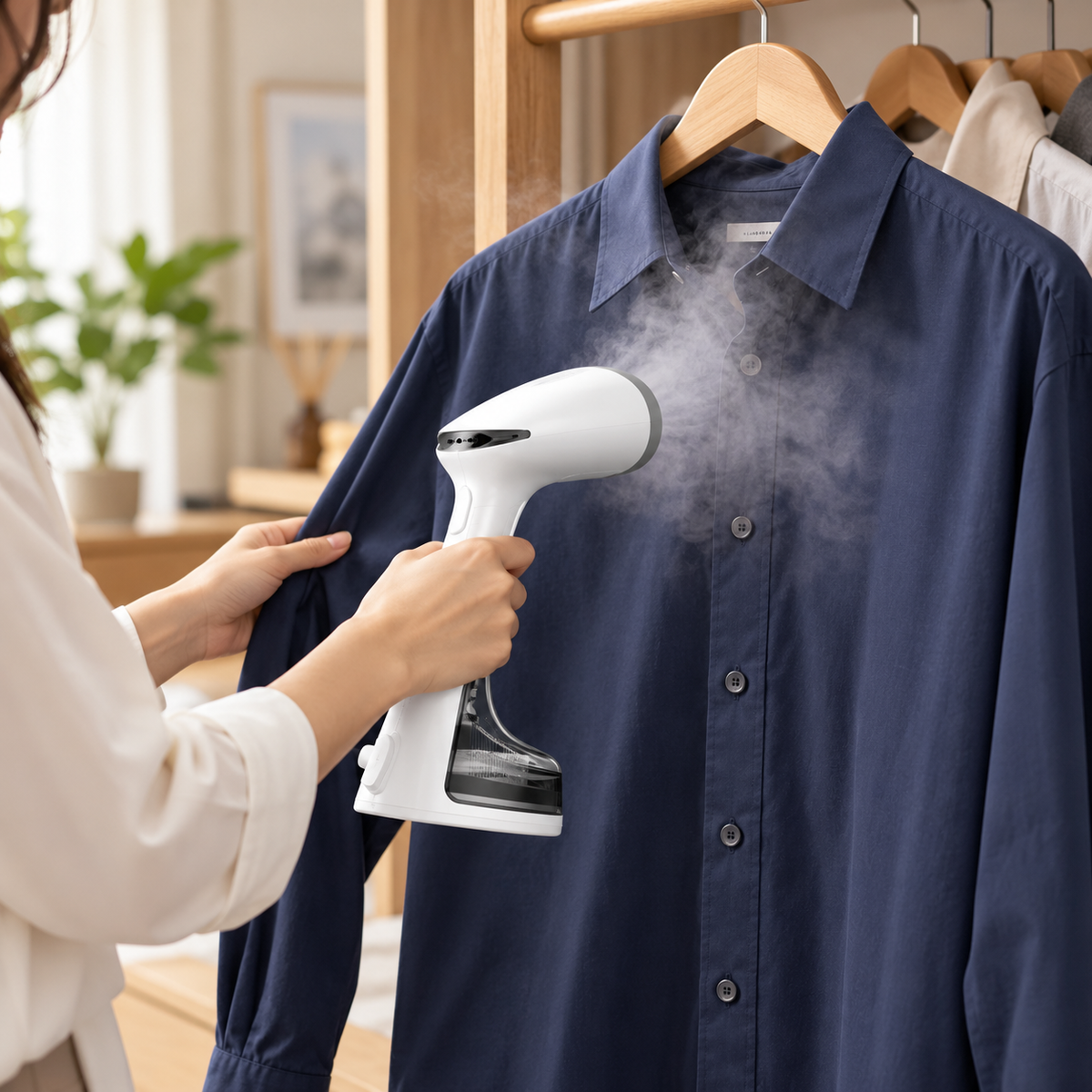 🧺 Garment Steamer | ABS Bedroom Travel | Families Foldable Steam