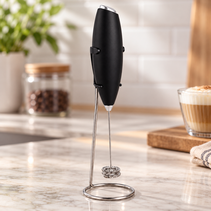 ☕ Milk Frother | Stainless Steel Kitchen | Coffee Lovers Creamy Foam