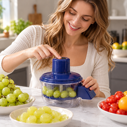 🍇 Electric Grape Peeler | Clear Plastic Kitchen | Families Easy-Prep