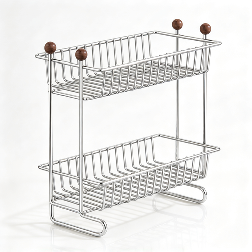 🫧 Bathroom Organizer | Stainless Steel Vanity | Families Elevated Storage