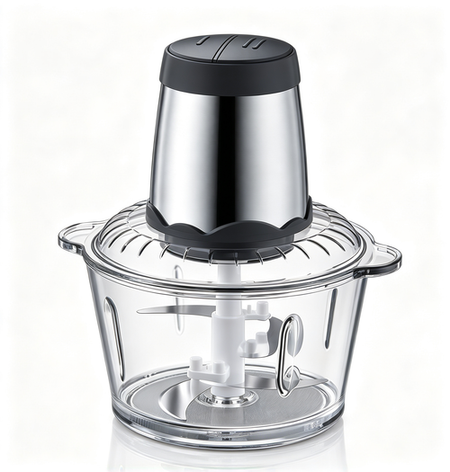 🥩 Food Processor | Stainless Steel Kitchen | Families Multi-Blade Power
