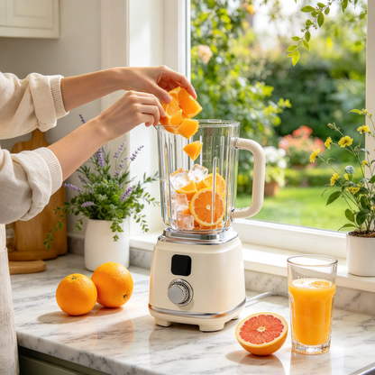 🥤 Countertop Blender | Glass Jar Kitchen | Families Silky Blends