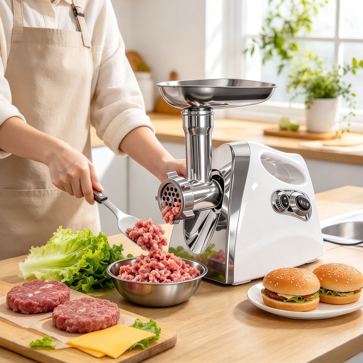 🥩 Meat Grinder | Stainless Steel Kitchen | Cooks Powerful Prep