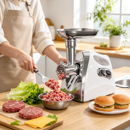 🥩 Meat Grinder | Stainless Steel Kitchen | Cooks Powerful Prep