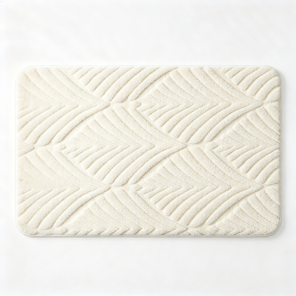 🛁 Bath Mat | Plush Jacquard Bathroom | Families Soft Absorbency