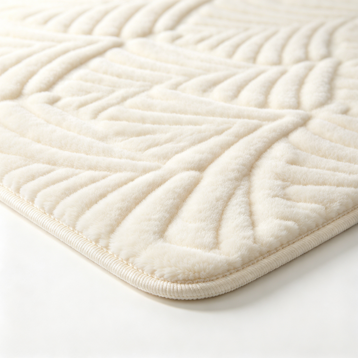 🛁 Bath Mat | Plush Jacquard Bathroom | Families Soft Absorbency